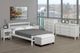 Titus Furniture White 39" Twin Platform Bed-1