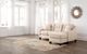 Benchcraft® Aldie Nuvella® Beige Sofa Chaise-1