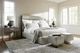 Bernhardt Prado Gray California King Upholstered Panel Bed-1