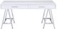ACME Furniture Coleen Chrome/White High Gloss Writing Desk-3