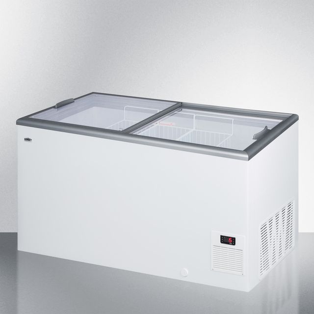 Summit® Commercial 53" 15 Cu. Ft. White Chest Freezer-3