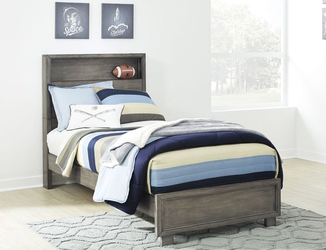 Signature Design by Ashley® Arnett Gray Twin Bookcase Youth Bed-2