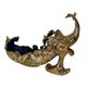 A & B Home Gold Decorative Peacock -1