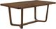 Crown Mark Salerno 5-Piece Antique Brown/Beige Dining Set-1