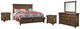 Signature Design by Ashley® Lakeleigh 5-Piece Brown King Panel Bed Set-0