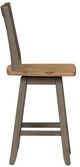 Liberty Furniture Lindsey Farm Gray/Sandstone Counter Swivel Chair-2
