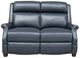 BarcaLounger® Warrendale Shoreham Blue Leather Power Reclining Loveseat-3