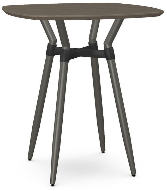 Amisco Customizable Link Solid Ash 42" Square Bar Table-0