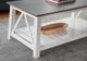 John Thomas Furniture® Home Accents Surrey Heather Gray/White Coffee Table-1