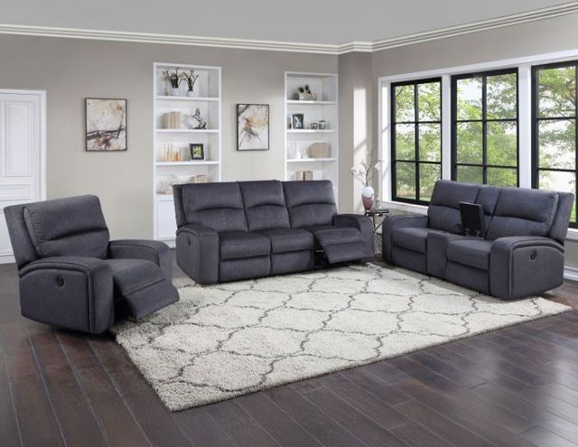 Steve Silver Co. Lovell Charcoal Power Reclining Sofa-2