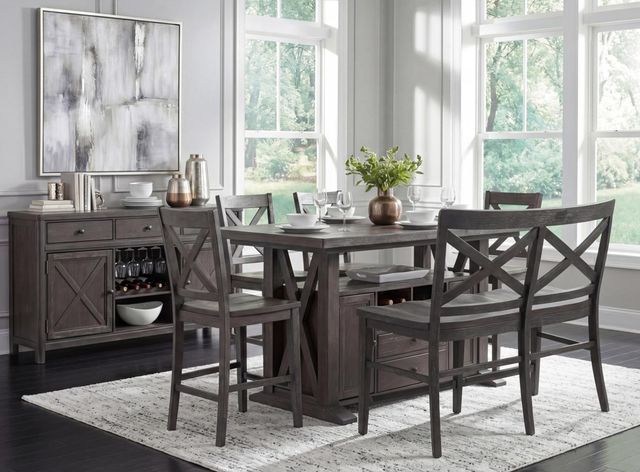 Legacy Classic Briarwood Sable Counter Height Dining Table with Storage-1