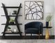 Bassett Mirror Stratton Black Etagere-4