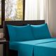 Olliix by Intelligent Design Blue Twin Microfiber All Season Wrinkle-Free Sheet Set-1