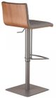 Armen Living Cafe Gray Adjustable Swivel Bar Stool-1