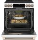 Café™ 30" Matte White Slide-In Electric Range-2