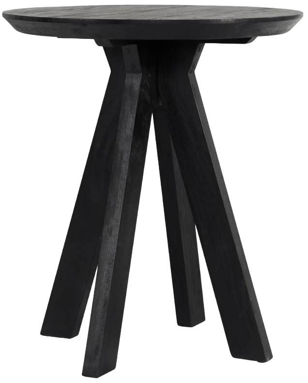Classic Home Rodrigo Black Round Counter Table-0