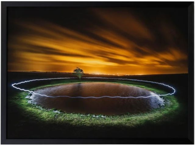 Stylecraft Ditchling Pond of Delight  Framed Print-0