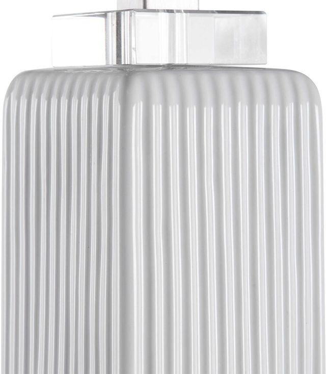 Uttermost® Bennett White Buffet Lamp-3