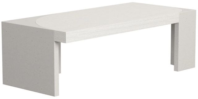 Bernhardt Stratum Mist Cocktail Table with Fossil Base-0