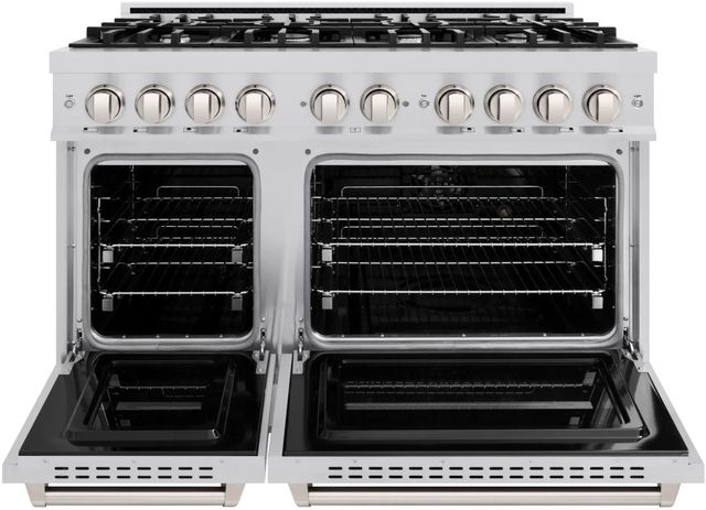 ZLINE Classic 48" Stainless Steel Pro Style Dual Fuel Range-1