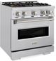ZLINE 30" 4.2 cu. ft. Dual Fuel Range with 4 Burner DuoPro™ Cooktop and Electric Convection Oven in Stainless Steel -2