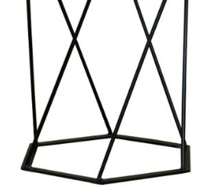 Jaipur Furniture Ravi Range Black/Brown Hexagnol Lamp Side Table-1