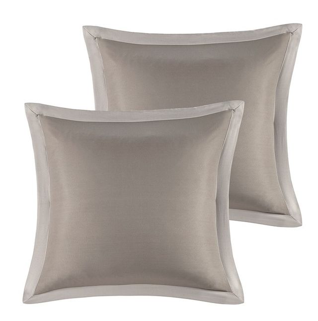 Olliix by Madison Park Emilia 12 Piece Khaki California King Jacquard Complete Bed Set-1