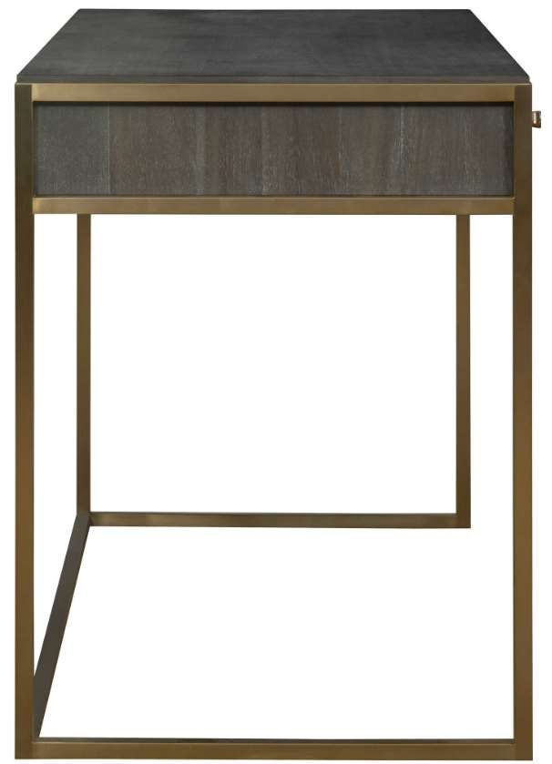 Uttermost® Taja Dark Gray/Gold Writing Desk-3