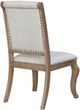 Coaster® Brockway 2-Piece Cream/Barley Brown Side Chairs-1