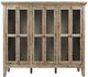 Jofran Inc. Rustic Shores Watch Hill Brown Gray 6-Door Accent Cabinet-0