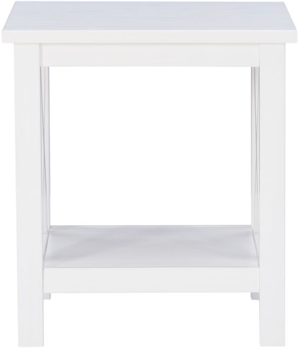 Linon Dover Antique White End Table-3