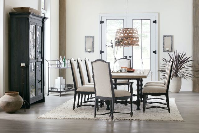 Hooker® Furniture Ciao Bella Black/Tuscan White Dining Side Chair-1