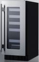 Summit® 1.8 Cu. Ft. Stainless Steel Wine Cooler -2