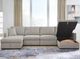 Benchcraft® ModMax Luxe 4-Piece Flint U-Shape Sectional and Double Storage Chaise-2