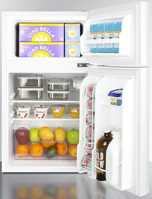 Summit® 19" 3.2 Cu. Ft. White Compact Top Freezer Refrigerator-3
