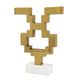 A & B Home Gold Bunny Face-1
