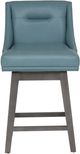 Powell® Beckett 2-Piece Gray/Light Blue Counter Stool Set-4