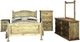 Vintage Furniture Budget 5-Piece Queen Bedroom Set-0