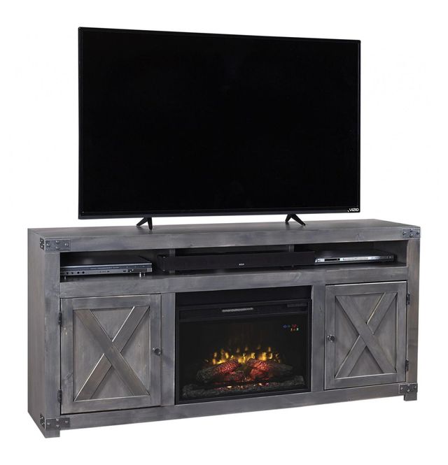 aspenhome® Urban Farmhouse Tobacco 72" Fireplace Console-1