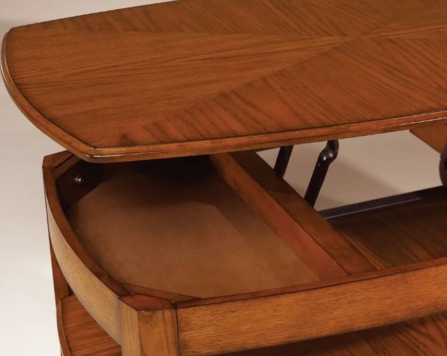 Hammary® Primo Medium Brown Rectangular Lift-Top Coffee Table-1