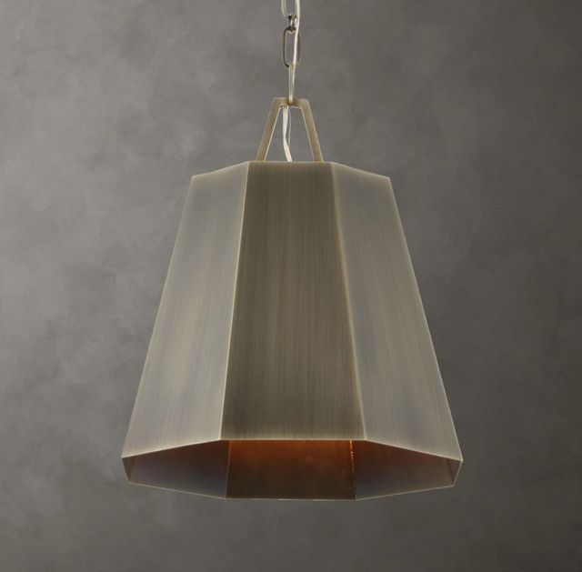 Uttermost® Granada Weathered Brass Pendant-1