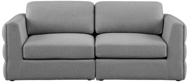 Meridian Furniture Beckham Grey Modular 76" Sofa-1