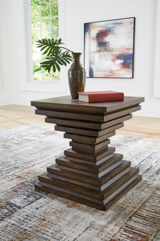 Signature Design by Ashley® Hannodream Brown End Table-2