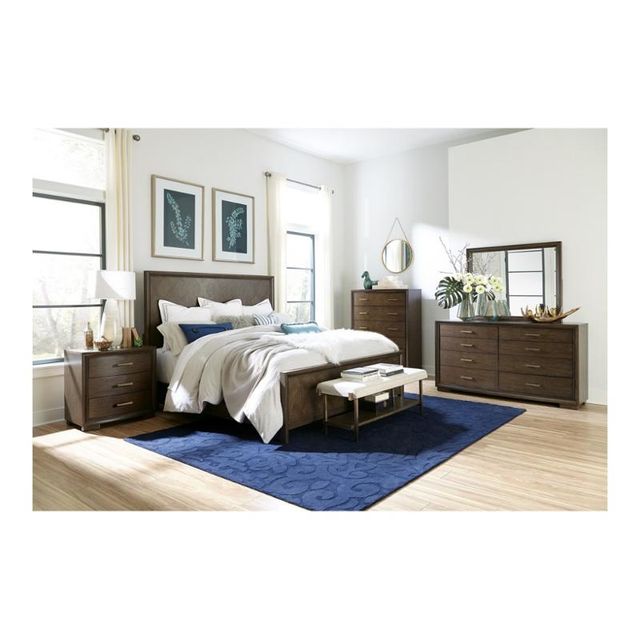 Clearance Riverside Furniture Monterey Queen Mink Panel Bed-2