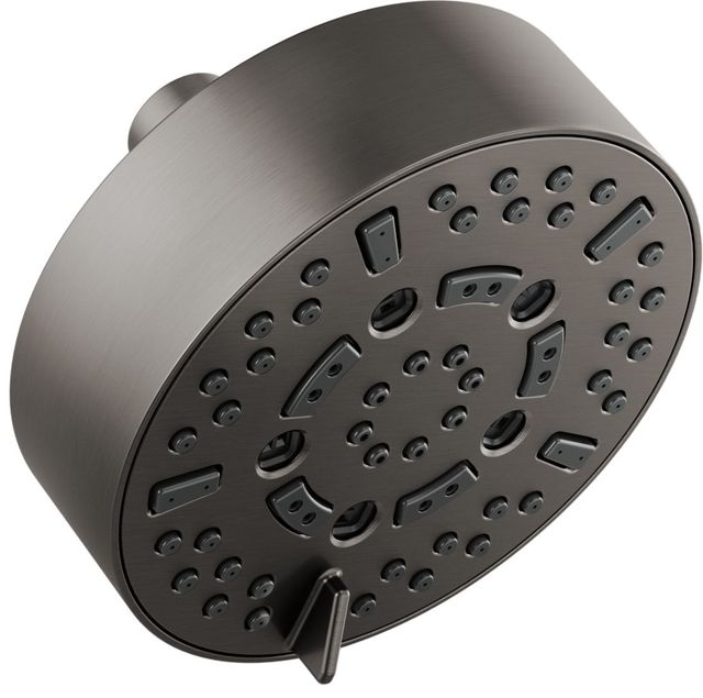 Brizo Essential™ Brilliance® Luxe Steel® 5" Linear Round H2Okinetic® Multi-Function Wall Mount Shower Head-0