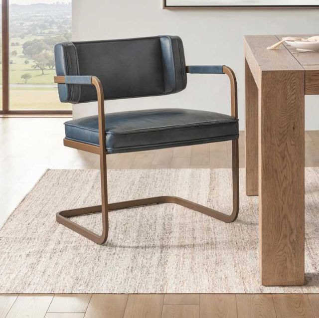 Classic Home Fonda Gold/Ocean Blue Dining Chair-1
