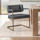 Classic Home Fonda Gold/Ocean Blue Dining Chair-1