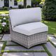 Kingston® Casual Silver Oak Aluminum Outdoor Club Chair-1