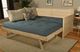 Kodiak Furniture Marisa Linen Aqua/Weathered White Twin Daybed with Mattress and Pop Up -4
