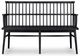 Magnolia Home by Joanna Gaines Sandy Matte Black Bench-1